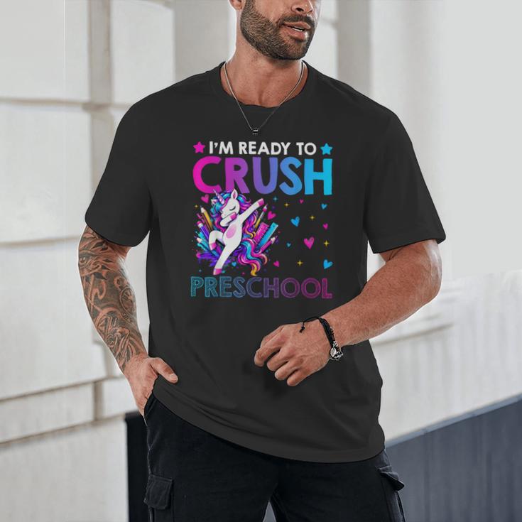 I'm Ready To Crush Preschool Dabbing Unicorn Back To School Unisex T-Shirt I'm Ready To Crush Preschool Dabbing Unicorn Back To School Unisex T-Shirt