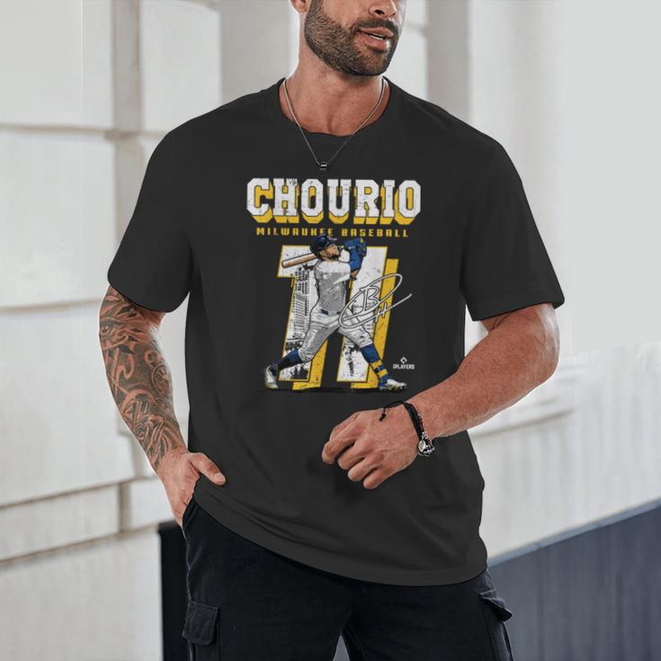 Jackson Chourio Milwaukee MLB Baseball Player MLBJCH201M Unisex T-Shirt