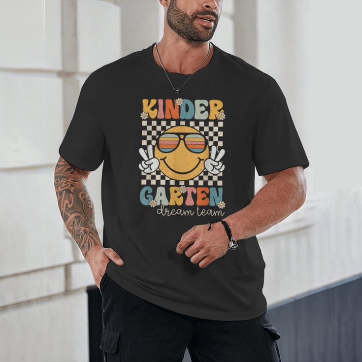 KinderGarten Dream Team Smile Retro Back To School Kinder Unisex T-Shirt KinderGarten Dream Team Smile Retro Back To School Kinder Unisex T-Shirt