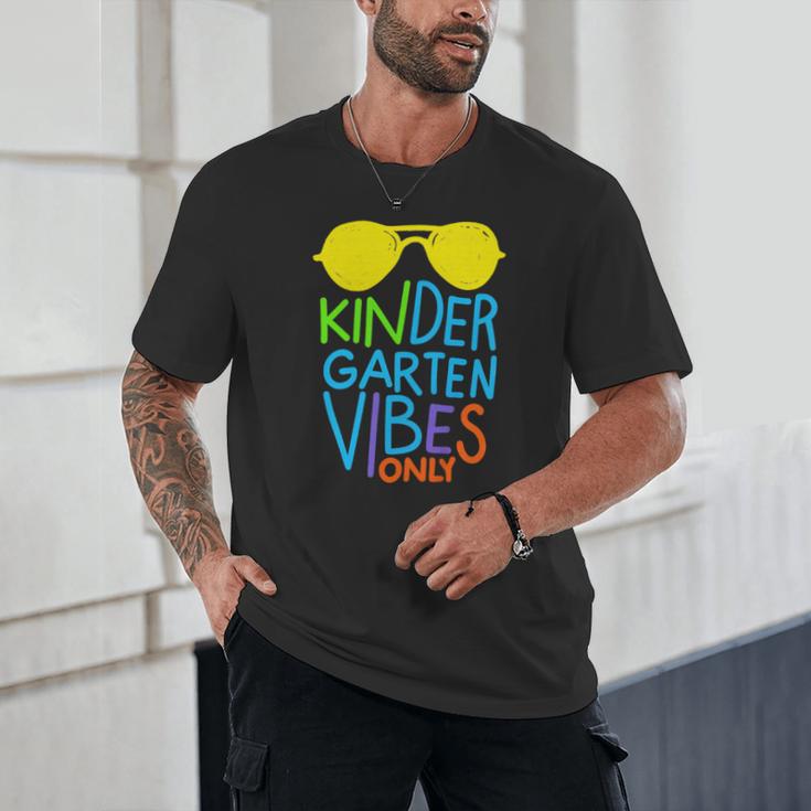 Kindergarten Vibes Only Glow Sunglasses Back To School Unisex T-Shirt Kindergarten Vibes Only Glow Sunglasses Back To School Unisex T-Shirt