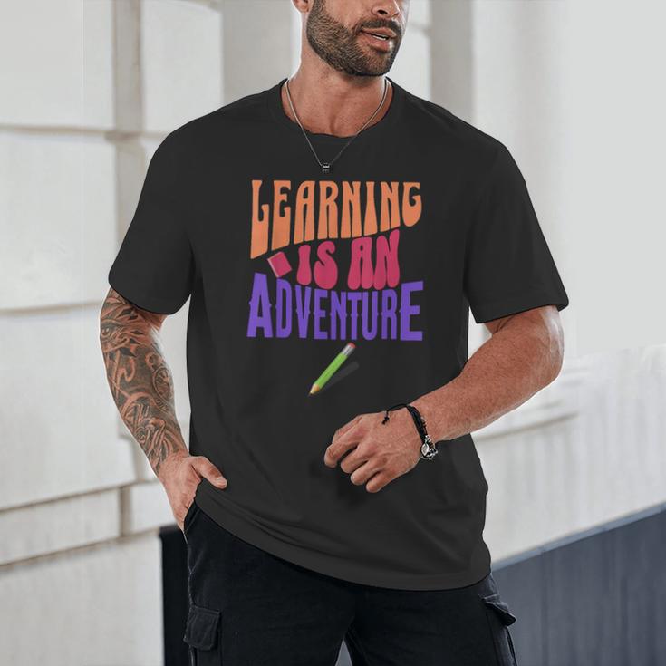 Learning Back To School Is a Motivational Unisex T-Shirt Learning Back To School Is a Motivational Unisex T-Shirt
