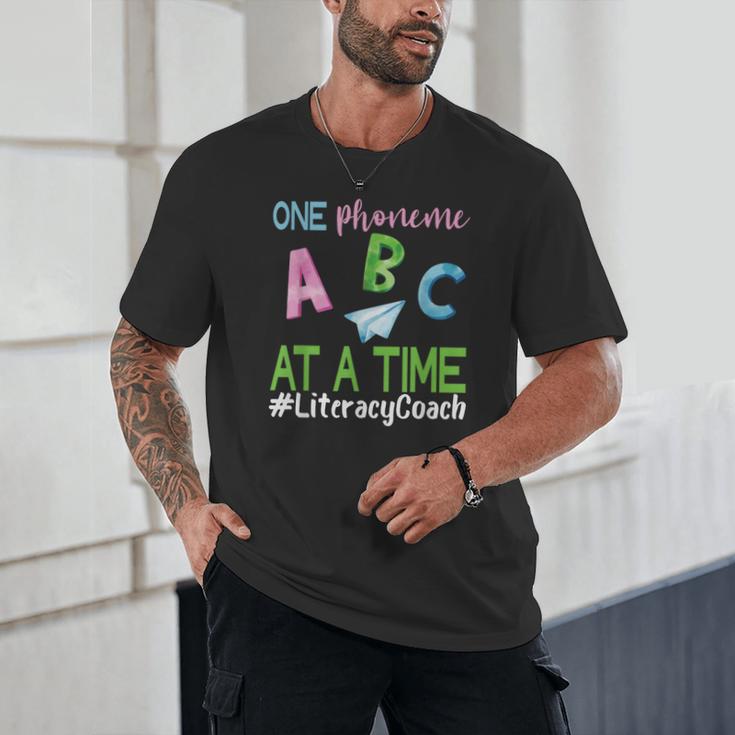 Literacy Coach Phoneme ABC Appreciation Back To School Unisex T-Shirt Literacy Coach Phoneme ABC Appreciation Back To School Unisex T-Shirt