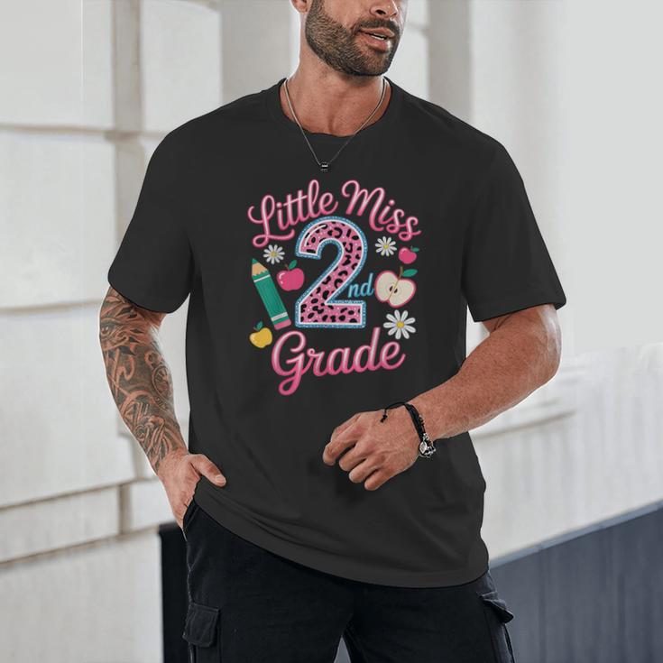 Little Miss 2nd Grade Grader Girls 1st Day Back To School Unisex T-Shirt Little Miss 2nd Grade Grader Girls 1st Day Back To School Unisex T-Shirt