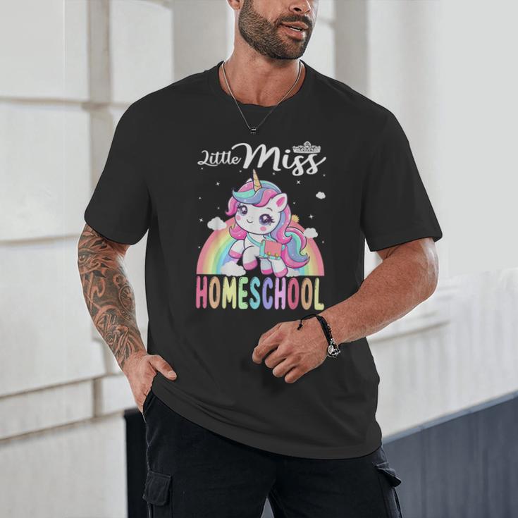 Little Miss Homeschool Back To School Girls Homeschool Unisex T-Shirt