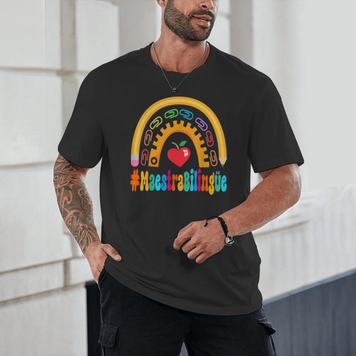 Maestra Bilingüe Appreciation Week Back To School Unisex T-Shirt