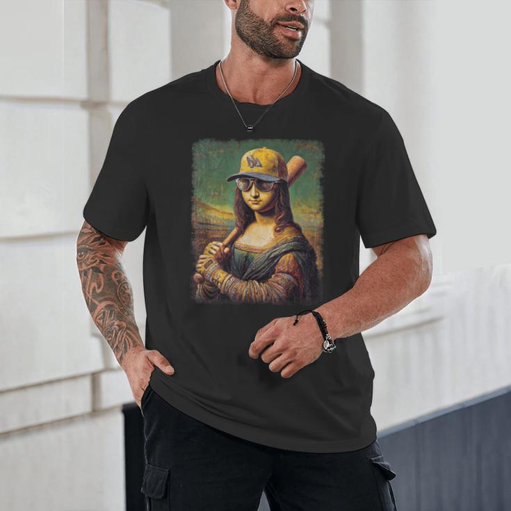 Mona Lisa Baseball Trending Aesthetic Streetwear Unisex T-Shirt Mona Lisa Baseball Trending Aesthetic Streetwear Unisex T-Shirt