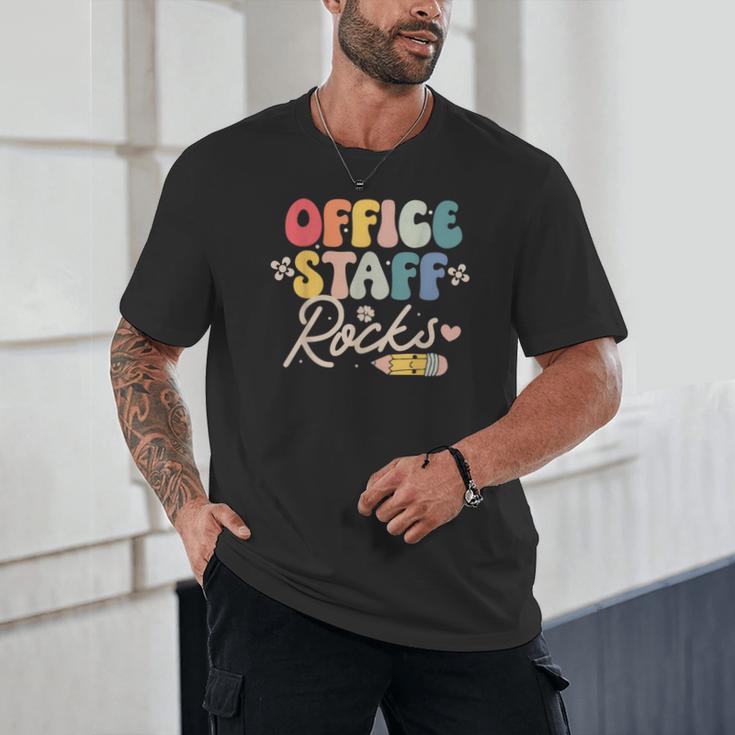 Office Staff Rocks Back To School Secretary Administrative Unisex T-Shirt Office Staff Rocks Back To School Secretary Administrative Unisex T-Shirt
