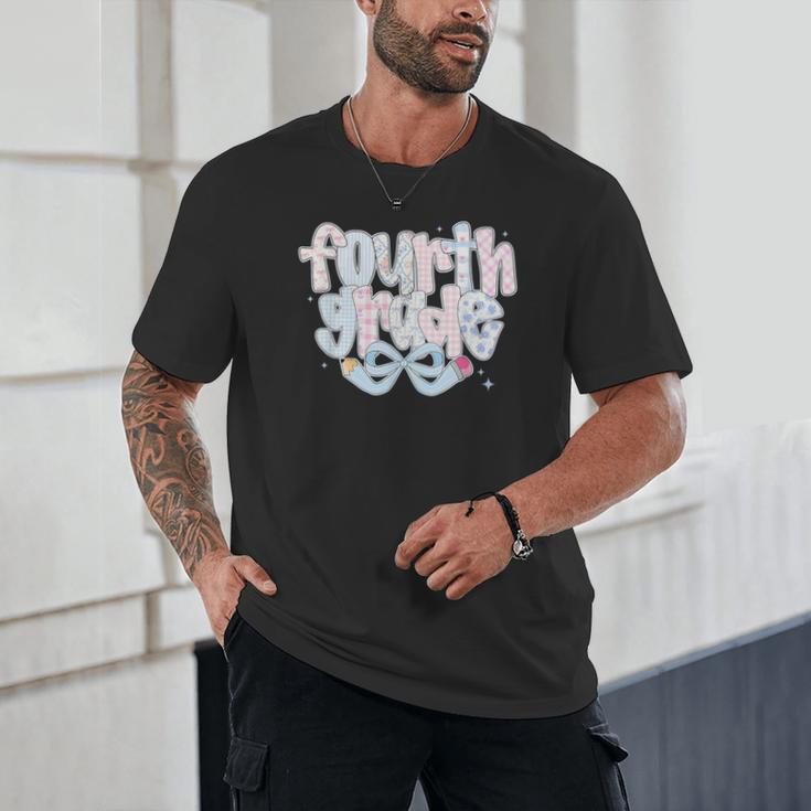 Preppy Fourth Grade Back To School Coquette 4th Grade Unisex T-Shirt Preppy Fourth Grade Back To School Coquette 4th Grade Unisex T-Shirt