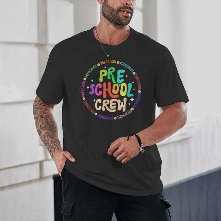 Preschool Crew Team Back To School First Day Of School Unisex T-Shirt