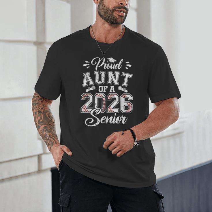 Proud Aunt Of A 2026 Senior Baseball Graduate Unisex T-Shirt Proud Aunt Of A 2026 Senior Baseball Graduate Unisex T-Shirt
