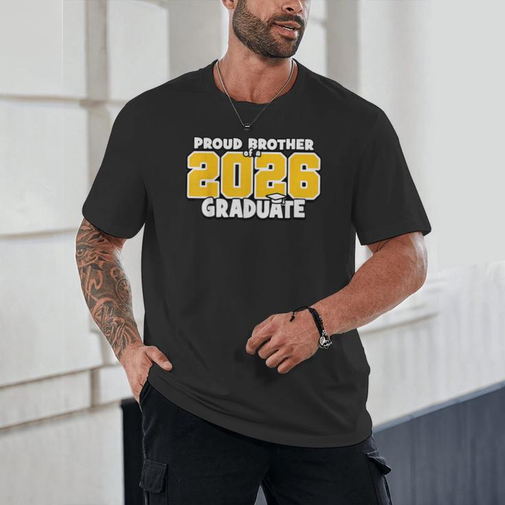 Proud Brother Of 2026 Graduate Matching Back To School GY Unisex T-Shirt Proud Brother Of 2026 Graduate Matching Back To School GY Unisex T-Shirt