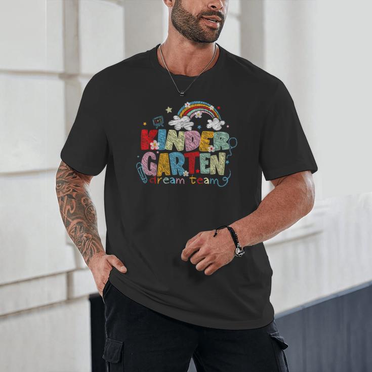 Rainbow Kindergarten Dream Painting Team Back To School Unisex T-Shirt Rainbow Kindergarten Dream Painting Team Back To School Unisex T-Shirt