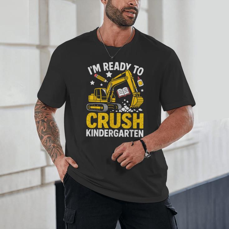 Im Ready To Crush Kindergarten Boys Back To School Unisex T-Shirt Im Ready To Crush Kindergarten Boys Back To School Unisex T-Shirt