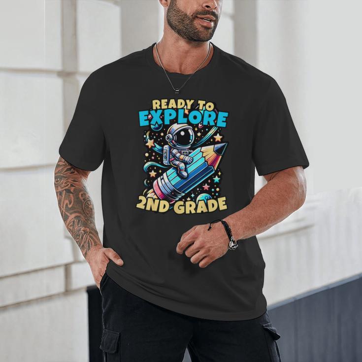 Ready To Explore 2nd Grade Kids Astronaut Back To School Unisex T-Shirt Ready To Explore 2nd Grade Kids Astronaut Back To School Unisex T-Shirt