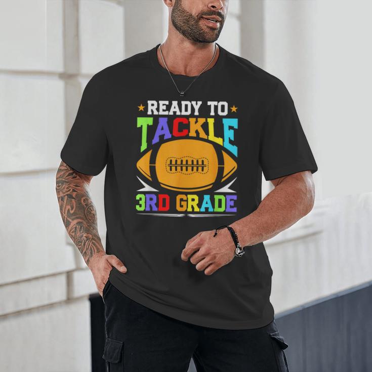 Ready To Tackle 3rd Grade Back To School Kids Football Unisex T-Shirt Ready To Tackle 3rd Grade Back To School Kids Football Unisex T-Shirt