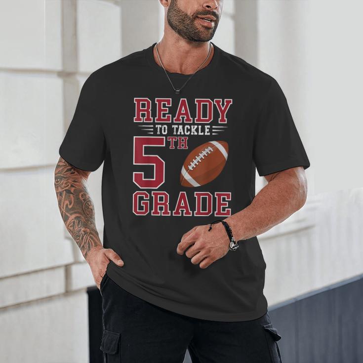 Ready To Tackle 5th Grade Back To School First Day Of School Unisex T-Shirt Ready To Tackle 5th Grade Back To School First Day Of School Unisex T-Shirt
