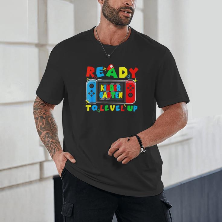 Retro Back To School Kindergarten Ready To Level Up Gamer Unisex T-Shirt Retro Back To School Kindergarten Ready To Level Up Gamer Unisex T-Shirt