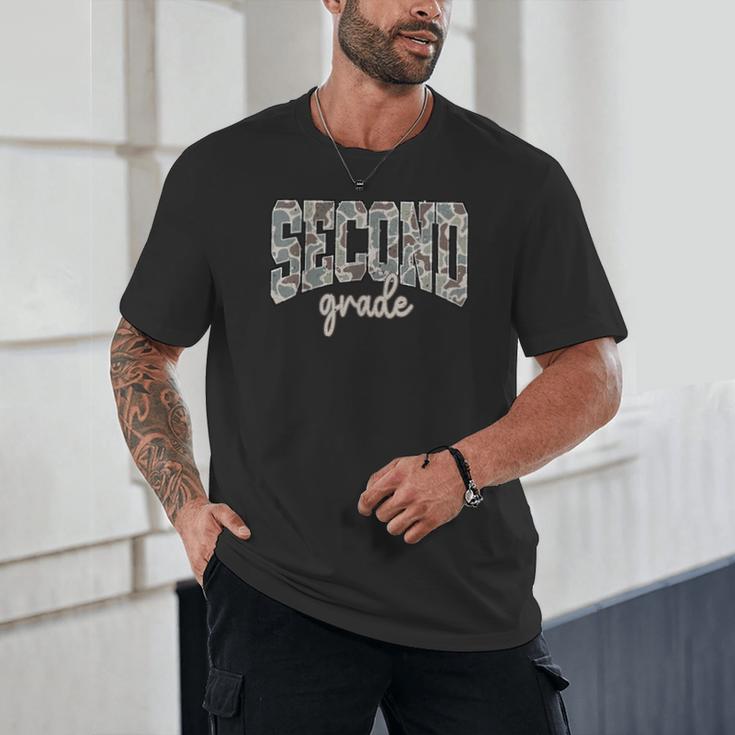 Retro Second Grade Back To School Boy Old Camo 2nd Grade Kid Unisex T-Shirt Retro Second Grade Back To School Boy Old Camo 2nd Grade Kid Unisex T-Shirt