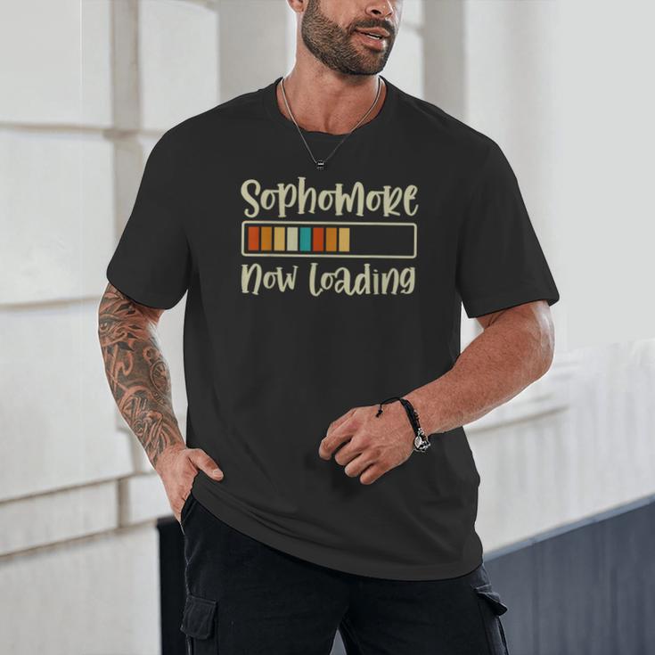 Retro Sophomore Now Loading 2028 High School Back To School Unisex T-Shirt Retro Sophomore Now Loading 2028 High School Back To School Unisex T-Shirt