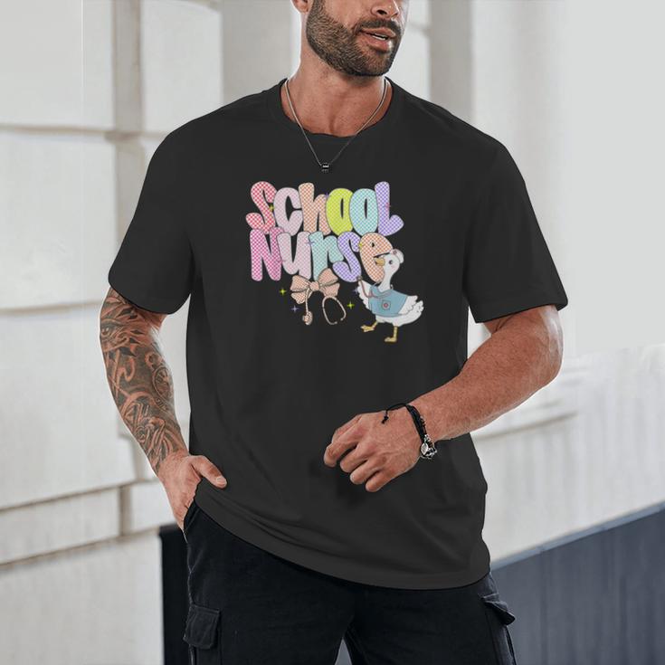 School Nurse Back To School Silly School Nurse Goose Unisex T-Shirt
