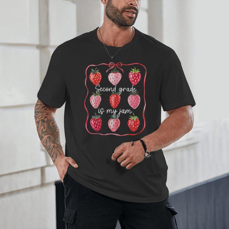 Second Grade Is My Jam Strawberry 2nd Grade Back To School Unisex T-Shirt Second Grade Is My Jam Strawberry 2nd Grade Back To School Unisex T-Shirt
