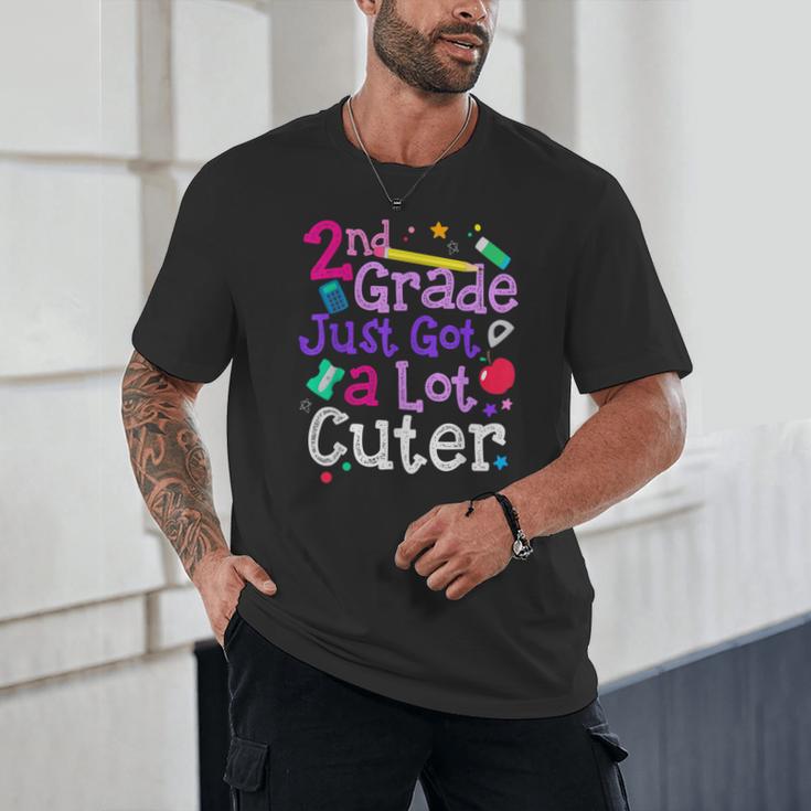 Second Grade Just Got Cuter Cute 2nd Grade Back To School Unisex T-Shirt Second Grade Just Got Cuter Cute 2nd Grade Back To School Unisex T-Shirt