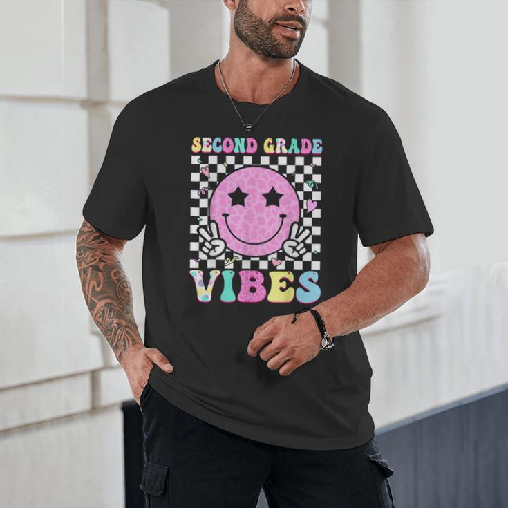 Second Grade Vibes Groovy Back To School 2nd Grade Girls Kid Unisex T-Shirt Second Grade Vibes Groovy Back To School 2nd Grade Girls Kid Unisex T-Shirt