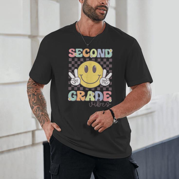 Second Grade Vibes Smile Face 2nd Grade Team Back To School Unisex T-Shirt Second Grade Vibes Smile Face 2nd Grade Team Back To School Unisex T-Shirt