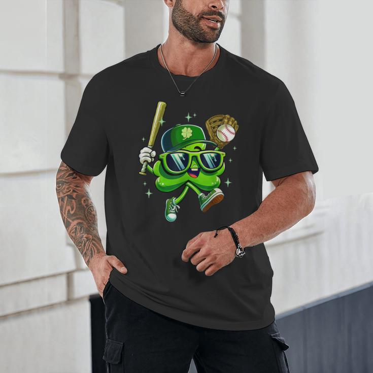 Shamrock Lucky Clover Baseball Patricks Day Family Matching Unisex T-Shirt Shamrock Lucky Clover Baseball Patricks Day Family Matching Unisex T-Shirt
