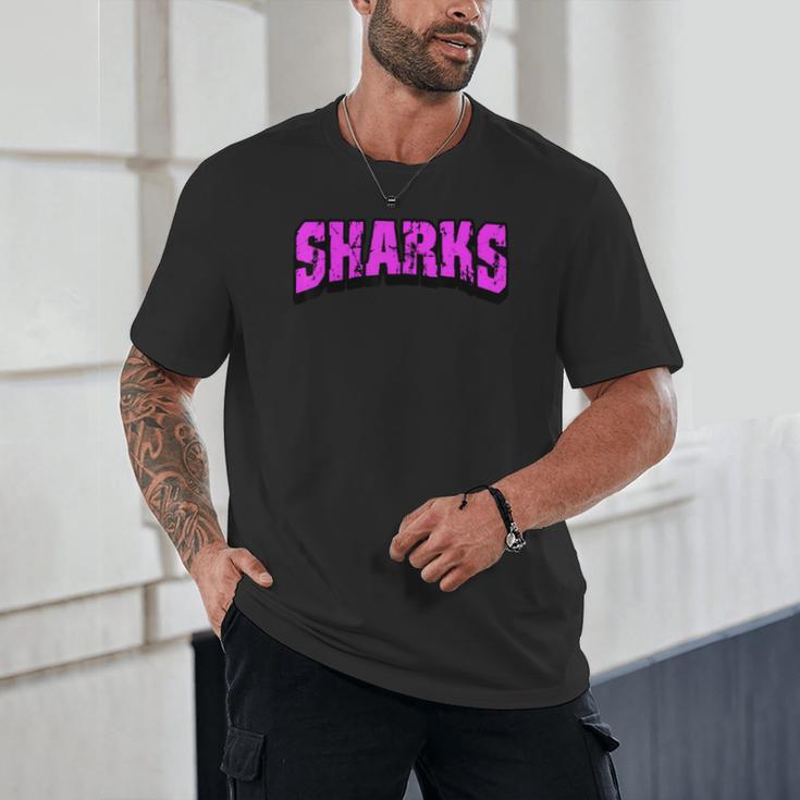 Sharks Back To School Spirit Pk Unisex T-Shirt Sharks Back To School Spirit Pk Unisex T-Shirt