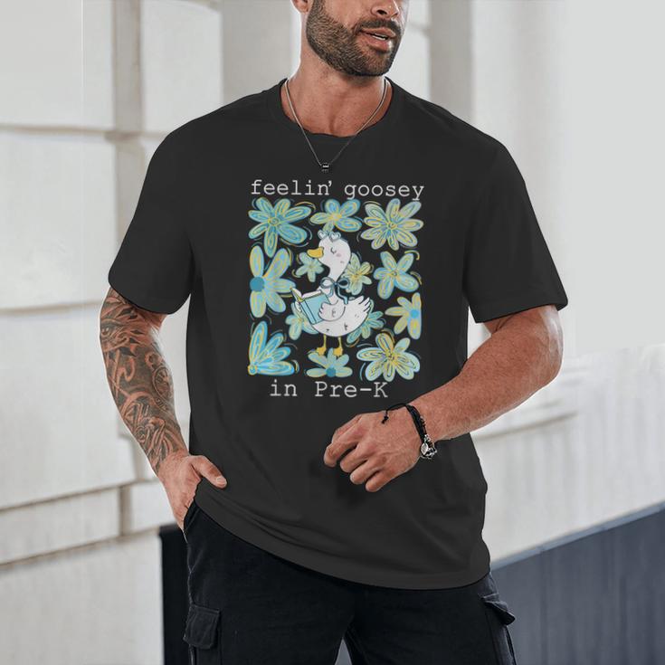 Silly Goose Back To School Feelin’ Goosey Pre-K Unisex T-Shirt Silly Goose Back To School Feelin’ Goosey Pre-K Unisex T-Shirt