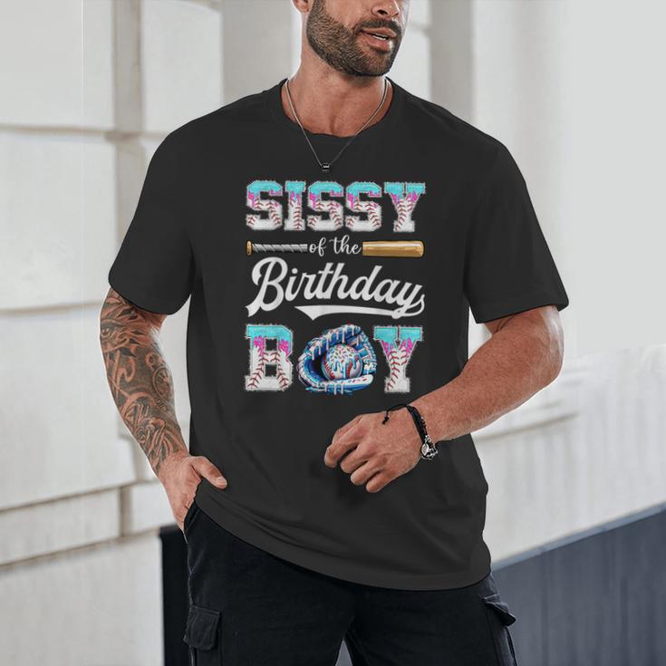 Sissy Of The Birthday Boy Baseball Ice Cream Drip Matching Unisex T-Shirt Sissy Of The Birthday Boy Baseball Ice Cream Drip Matching Unisex T-Shirt