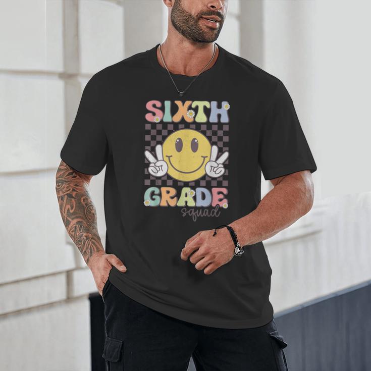 Sixth Grade Squad Smile Face 6th Grade Back To School Unisex T-Shirt Sixth Grade Squad Smile Face 6th Grade Back To School Unisex T-Shirt