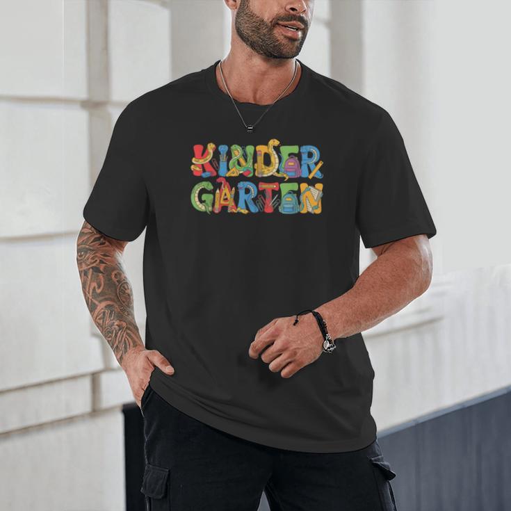 Snake Kindergarten Back To School Kids Boys Girls Unisex T-Shirt Snake Kindergarten Back To School Kids Boys Girls Unisex T-Shirt