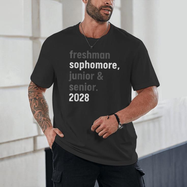 Sophomore Class Of 2028 Shirt Back To School High School Tee Unisex T-Shirt Sophomore Class Of 2028 Shirt Back To School High School Tee Unisex T-Shirt