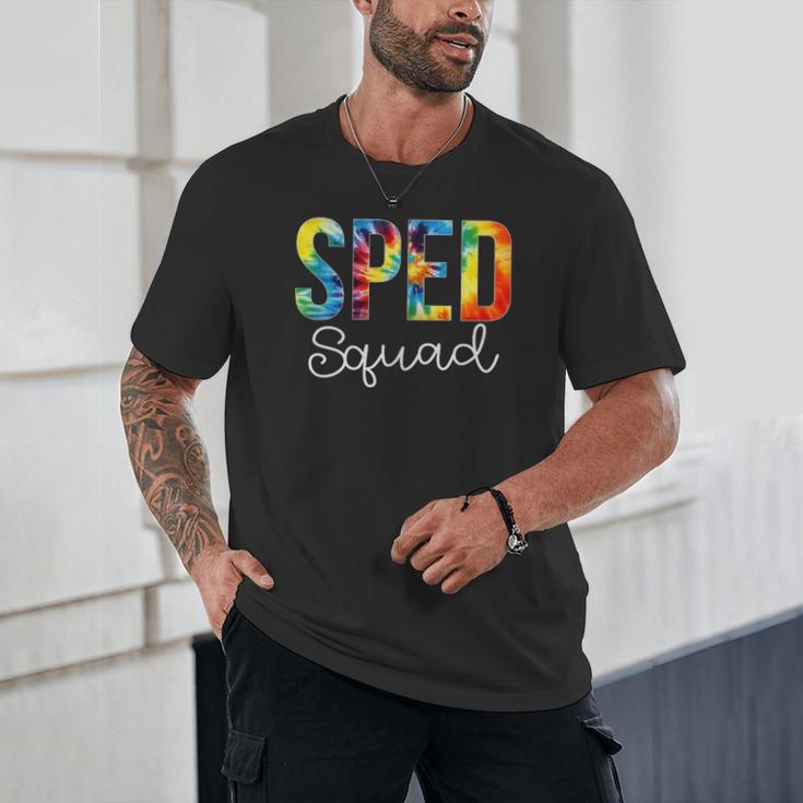 Sped Squad For Work Tie Dye Back To School Appreciation Day Unisex T-Shirt