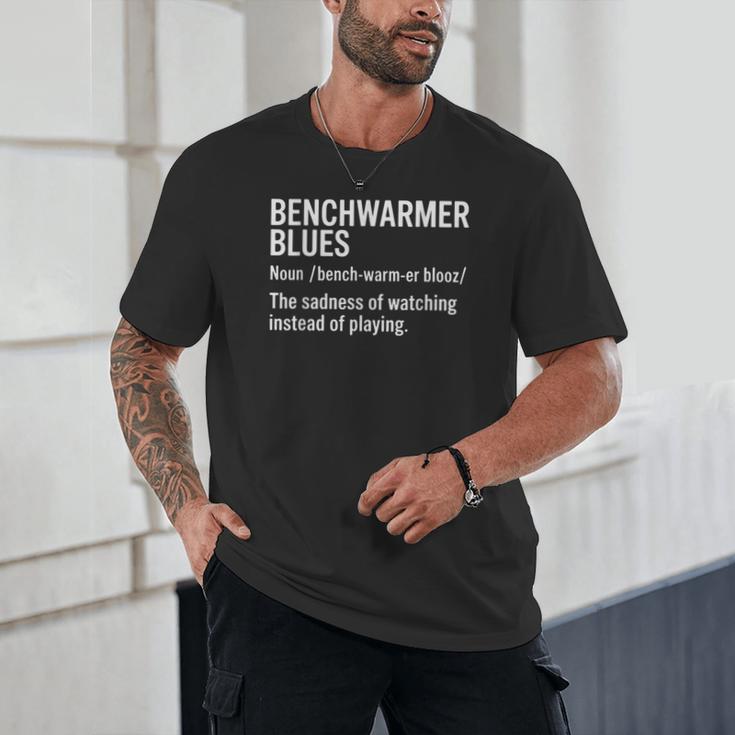 Sport Definition Baseball Soccer Benchwarmer Blues Unisex T-Shirt