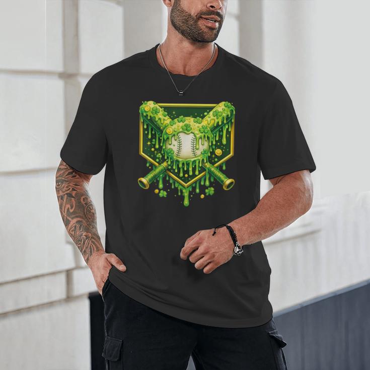 St Patrick's Day Baseball Boys Ice Cream Drip Youth Kids Unisex T-Shirt St Patrick's Day Baseball Boys Ice Cream Drip Youth Kids Unisex T-Shirt
