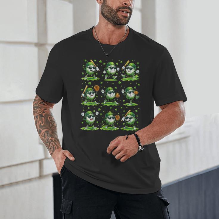 St Patricks Day Baseball Ice Cream Boys Baseball Player Unisex T-Shirt