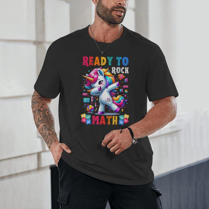 Student Back To School Math Squad Kids Girls Smarter Unicorn Unisex T-Shirt