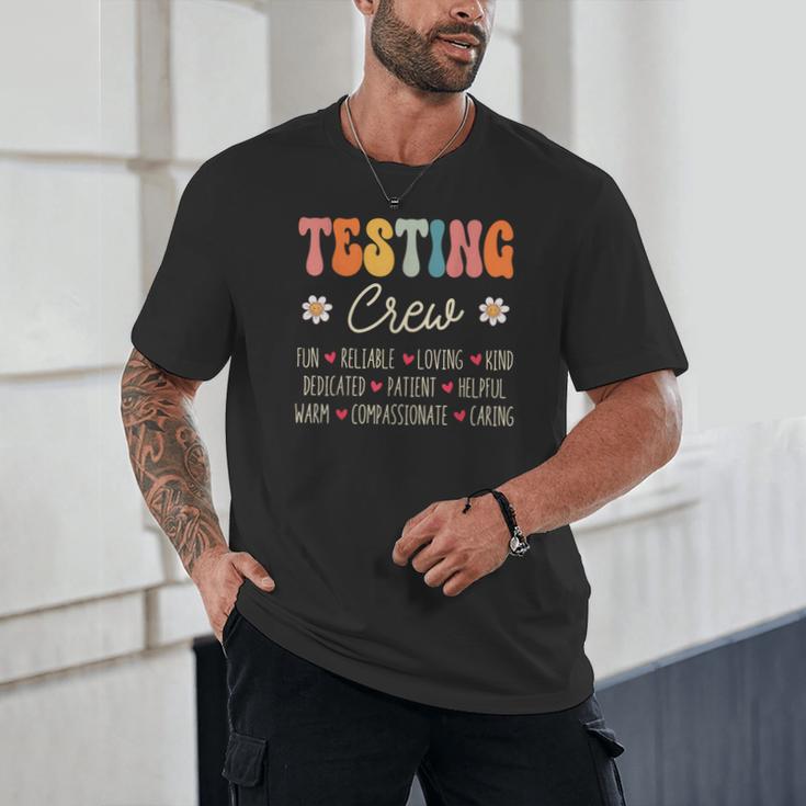 Testing Crew Appreciation Week Back To School Unisex T-Shirt Testing Crew Appreciation Week Back To School Unisex T-Shirt
