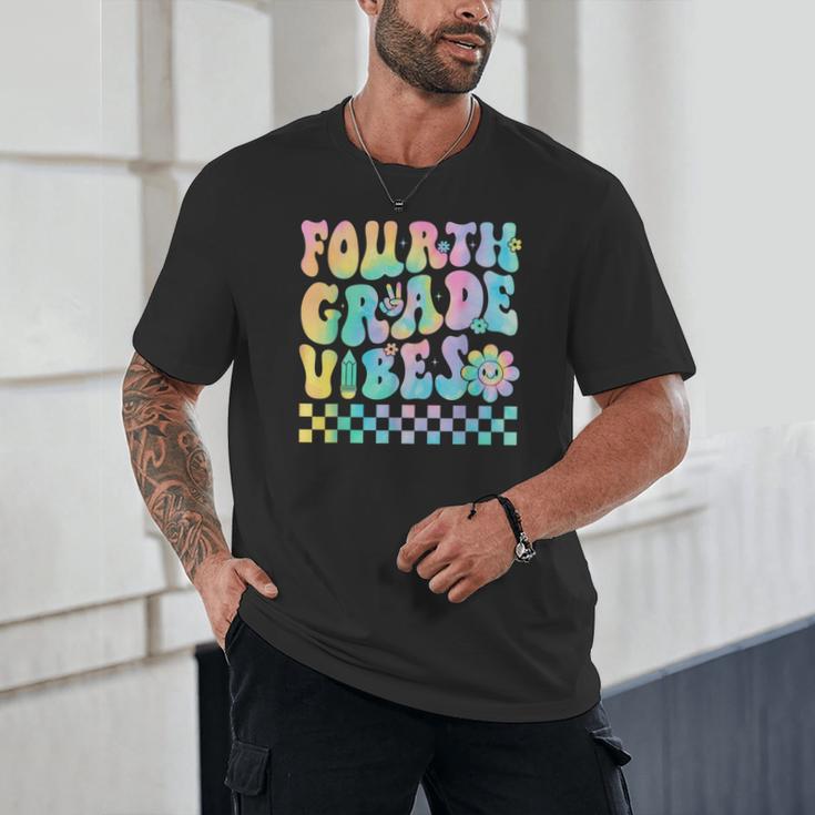 Tie Dye 4th Grade Vibes Fourth Grade Retro Back To School Unisex T-Shirt Tie Dye 4th Grade Vibes Fourth Grade Retro Back To School Unisex T-Shirt