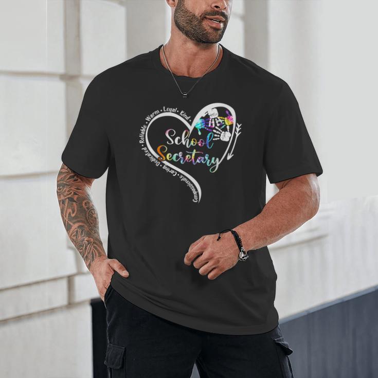 Tie Dye Heart School Secretary Life Tee Cute Back To School Unisex T-Shirt Tie Dye Heart School Secretary Life Tee Cute Back To School Unisex T-Shirt