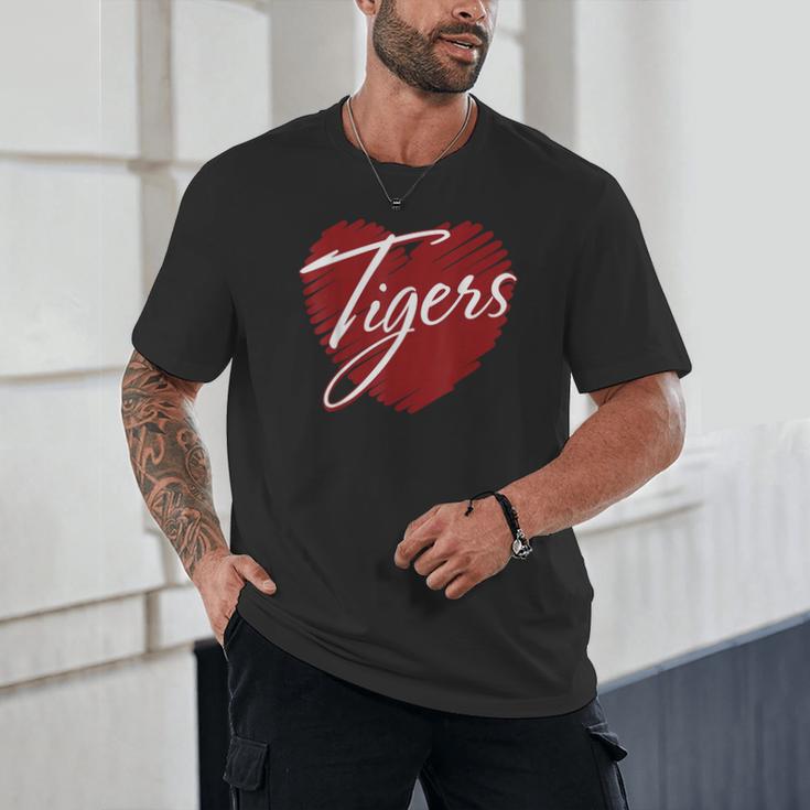 Tigers Heart Back To School Spirit M Unisex T-Shirt