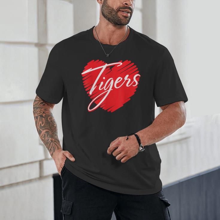 Tigers Heart Back To School Spirit R Unisex T-Shirt Tigers Heart Back To School Spirit R Unisex T-Shirt