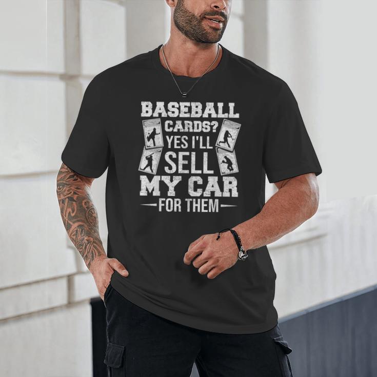 Trading Card Collector Cardboard Baseball Card Collector Unisex T-Shirt