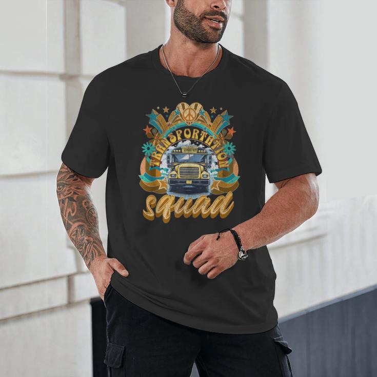 Transportation Squad Retro Bus Aide Back To School Matching Unisex T-Shirt Transportation Squad Retro Bus Aide Back To School Matching Unisex T-Shirt