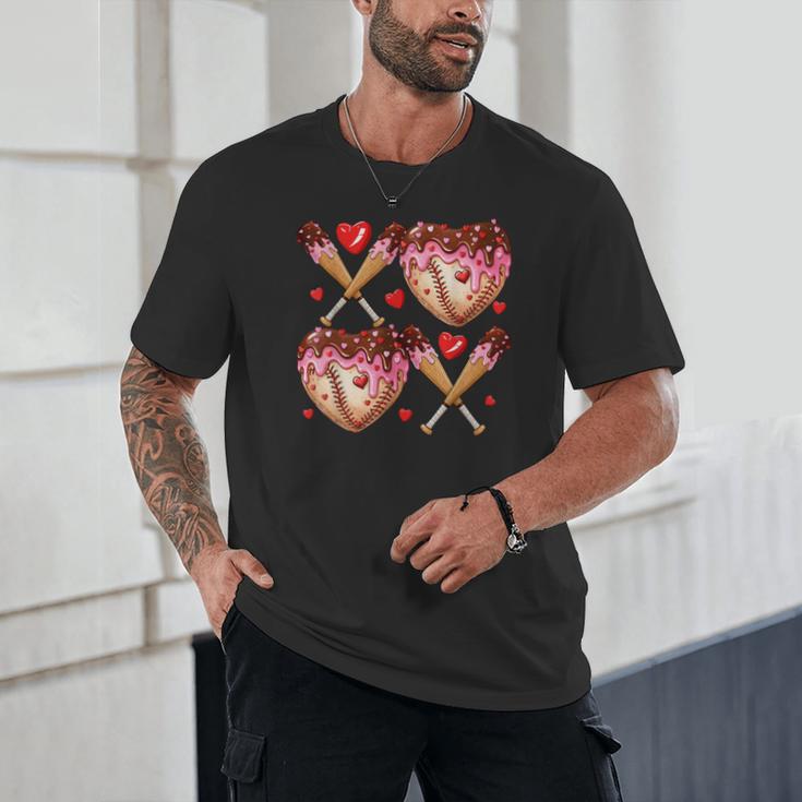 Valentines Day Drip Heart Baseball XOXO Boys Kids Men Sport Unisex T-Shirt Valentines Day Drip Heart Baseball XOXO Boys Kids Men Sport Unisex T-Shirt