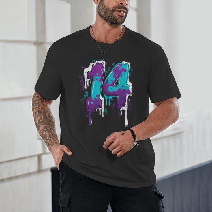 Vintage Baseball 14 Number Unisex T-Shirt Vintage Baseball 14 Number Unisex T-Shirt