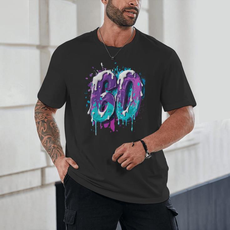 Vintage Baseball 60 Number Unisex T-Shirt Vintage Baseball 60 Number Unisex T-Shirt